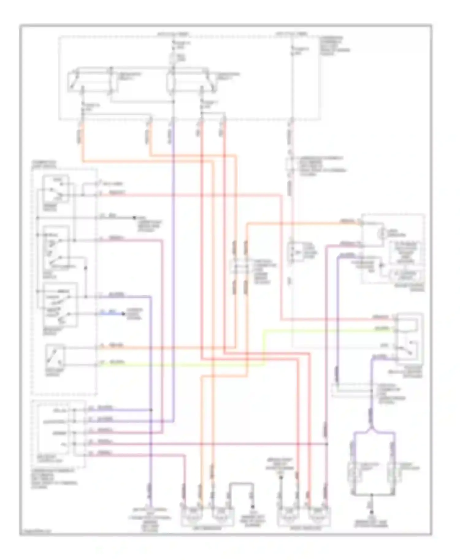 Element Honda I (2004-2009): Headlights circuit, sc without drl