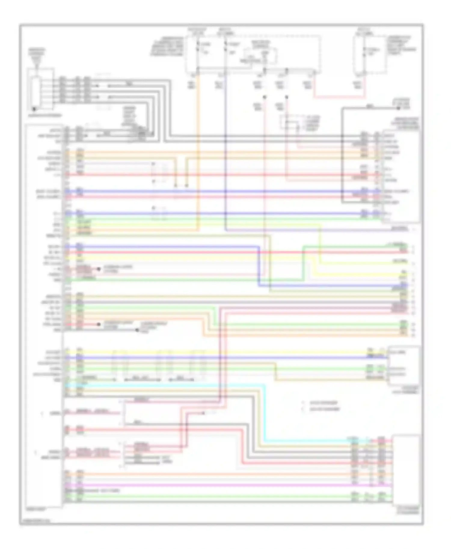Element Honda I (2004-2009): Radio circuit, usa: ex & sc (1 of 2)