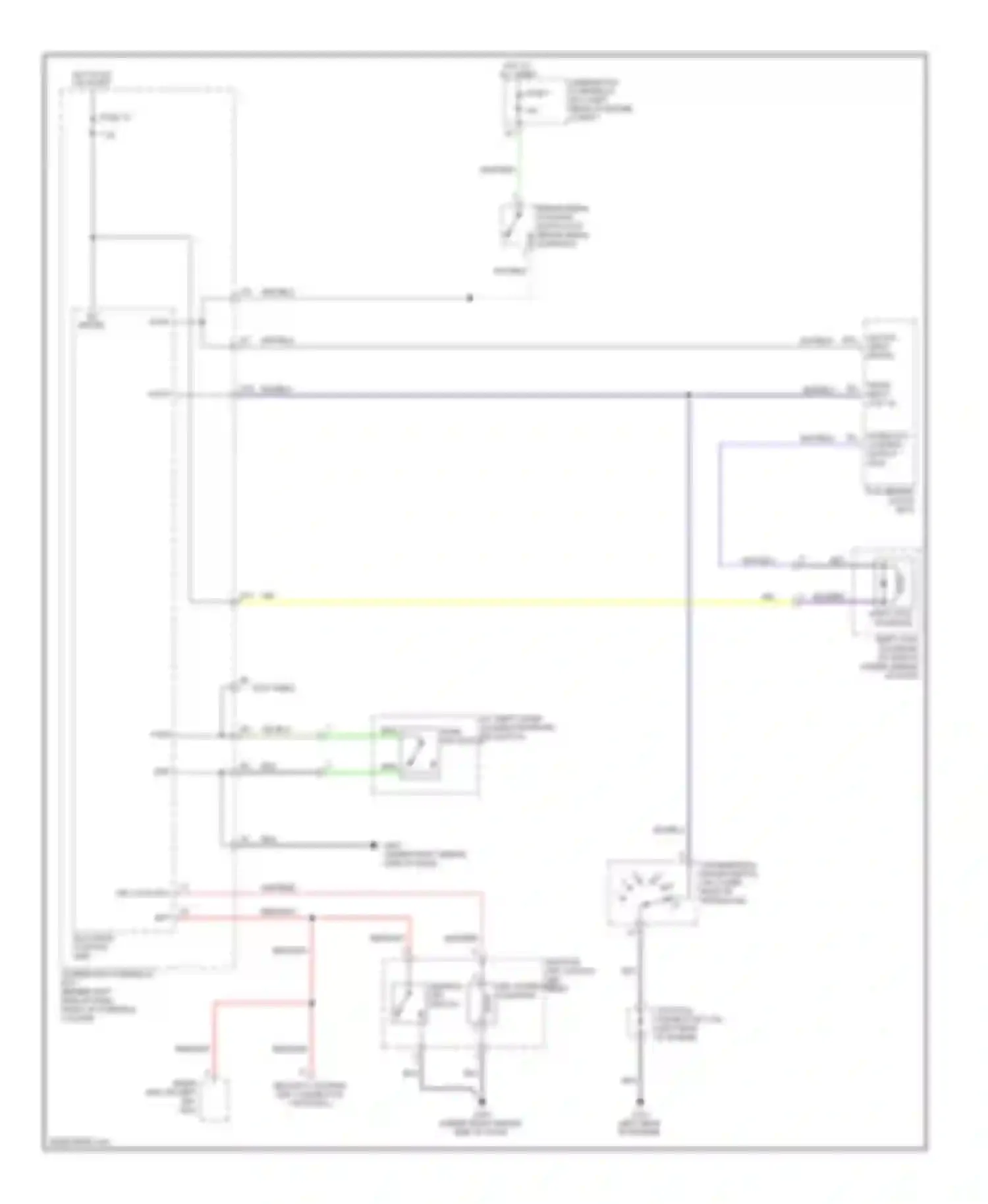 Element Honda I (2004-2009): Shift interlock circuit