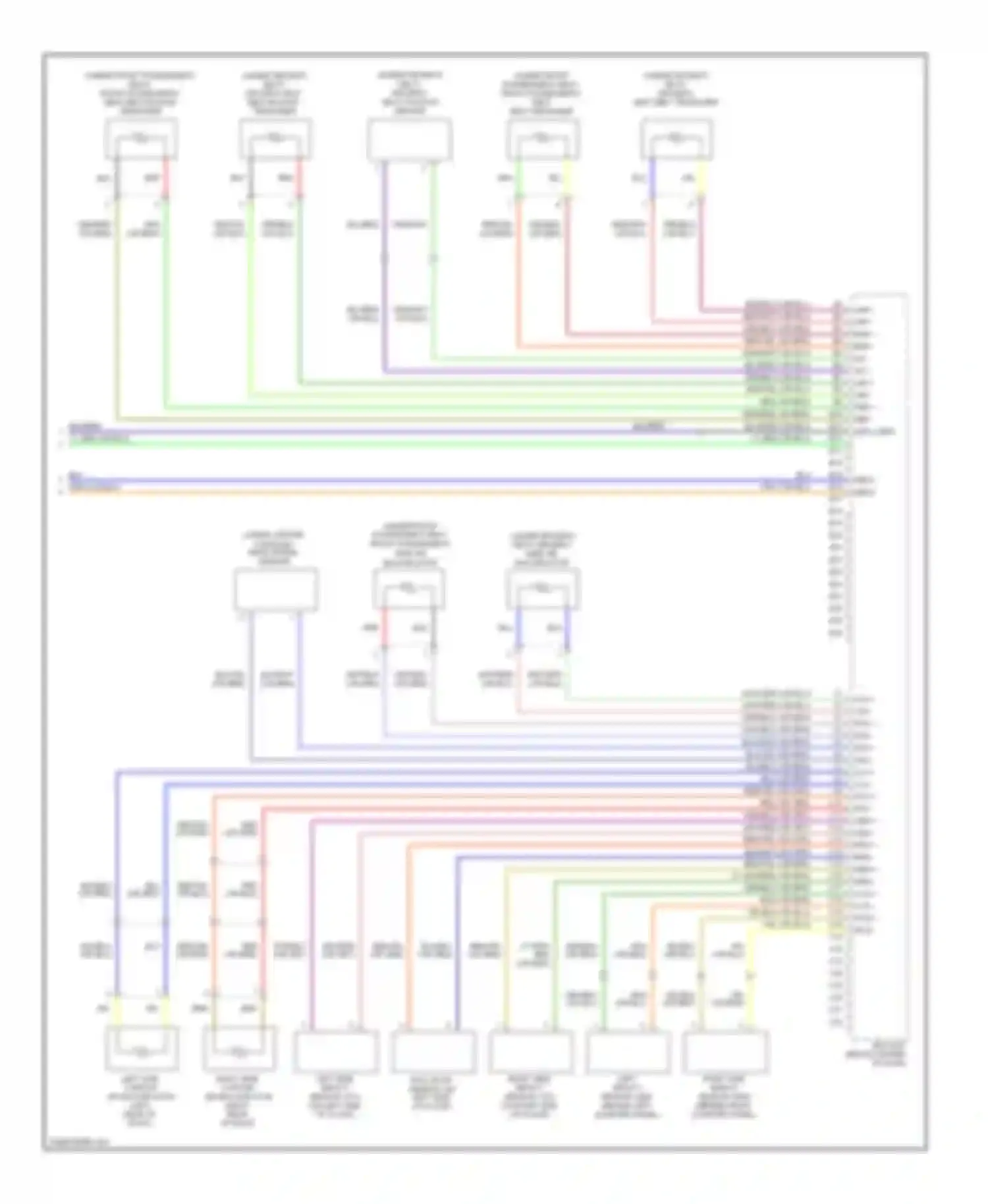 Element Honda I (2004-2009): Supplemental restraints circuit (3 of 3)