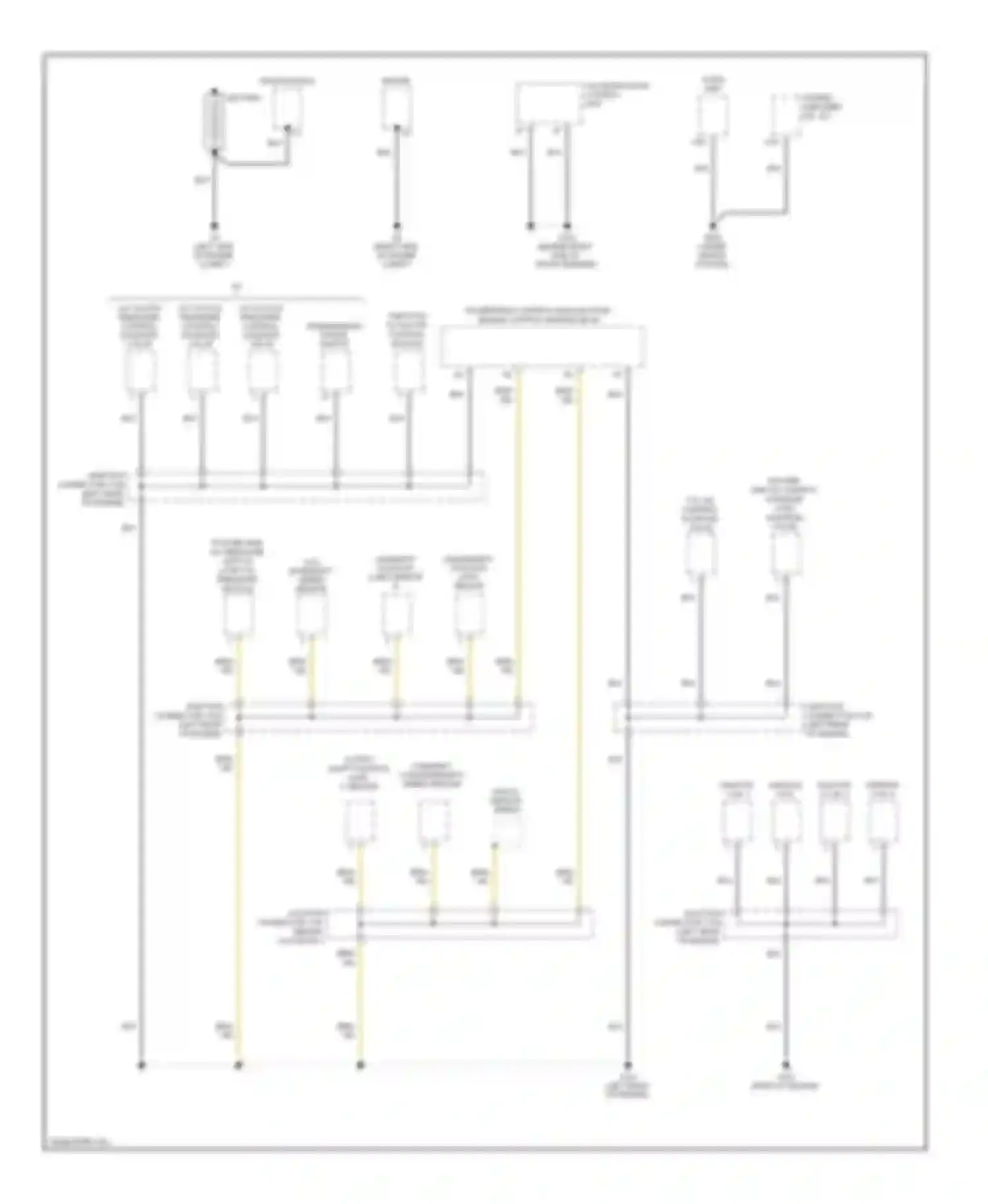 Wiring diagram audio unit for Honda Element I (2004-2009) (1 of 7)