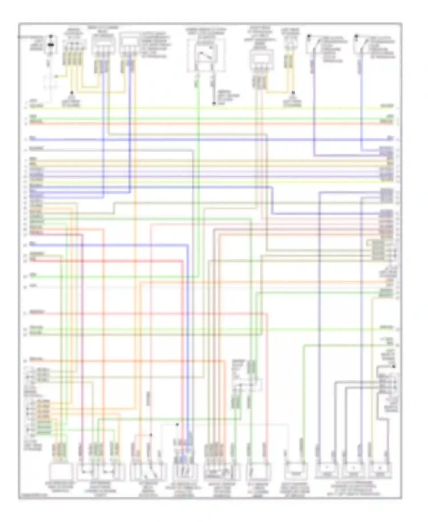 Wiring diagram blk/red for Honda Element I (2004-2009) (3 of 5)