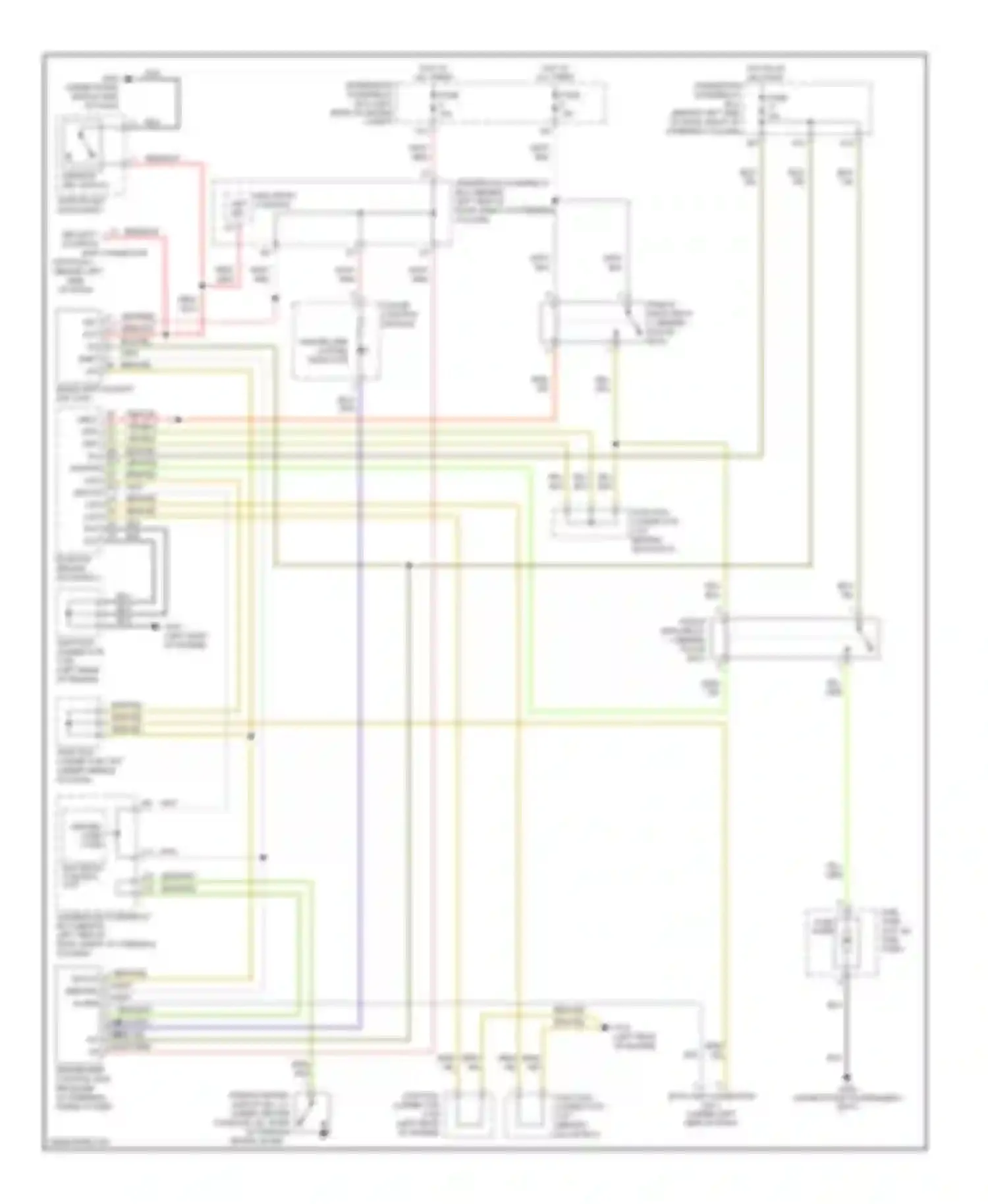 Wiring diagram blu/org for Honda Element I (2004-2009) (3 of 10)