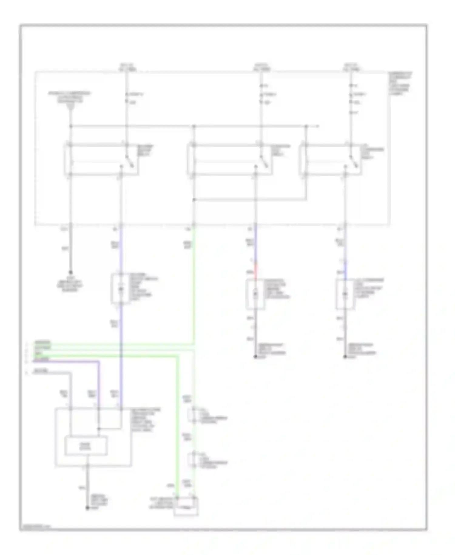 Wiring diagram fuse 12 for Honda Element I (2004-2009) (3 of 5)