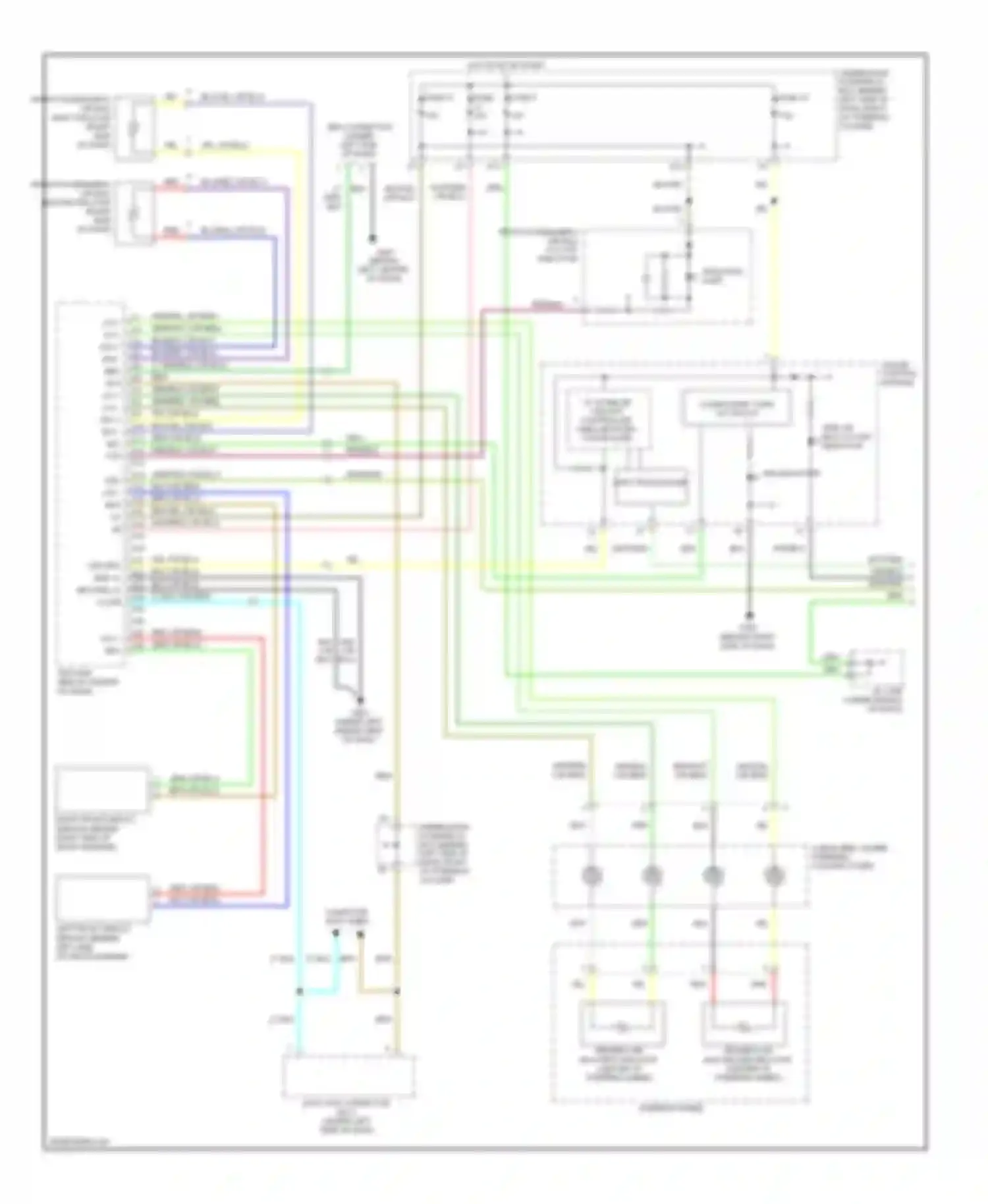 Wiring diagram circuit/ controller area network controller for Honda Element I (2004-2009)
