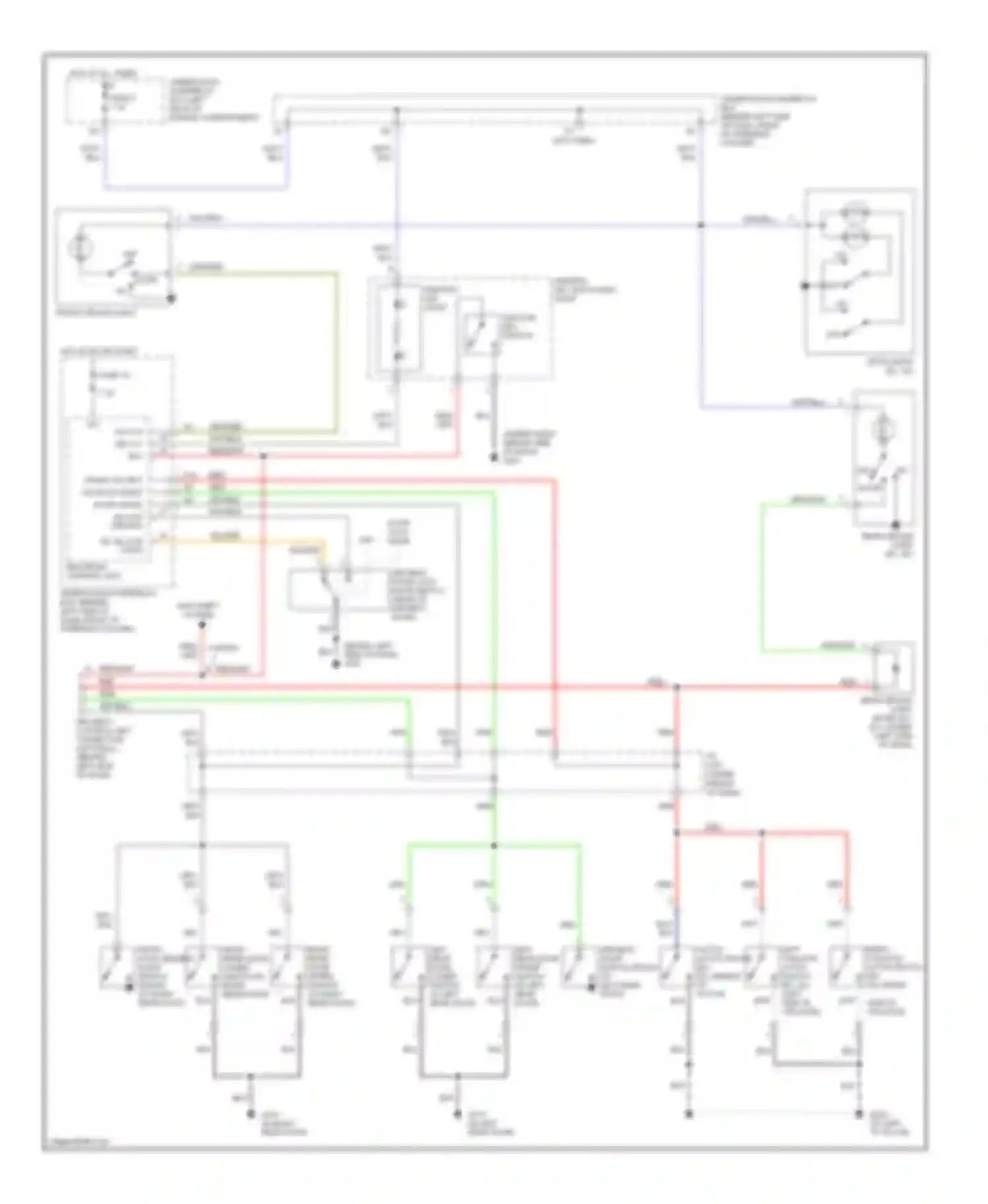 Wiring diagram int lts key lt- key sw for Honda Element I (2004-2009)