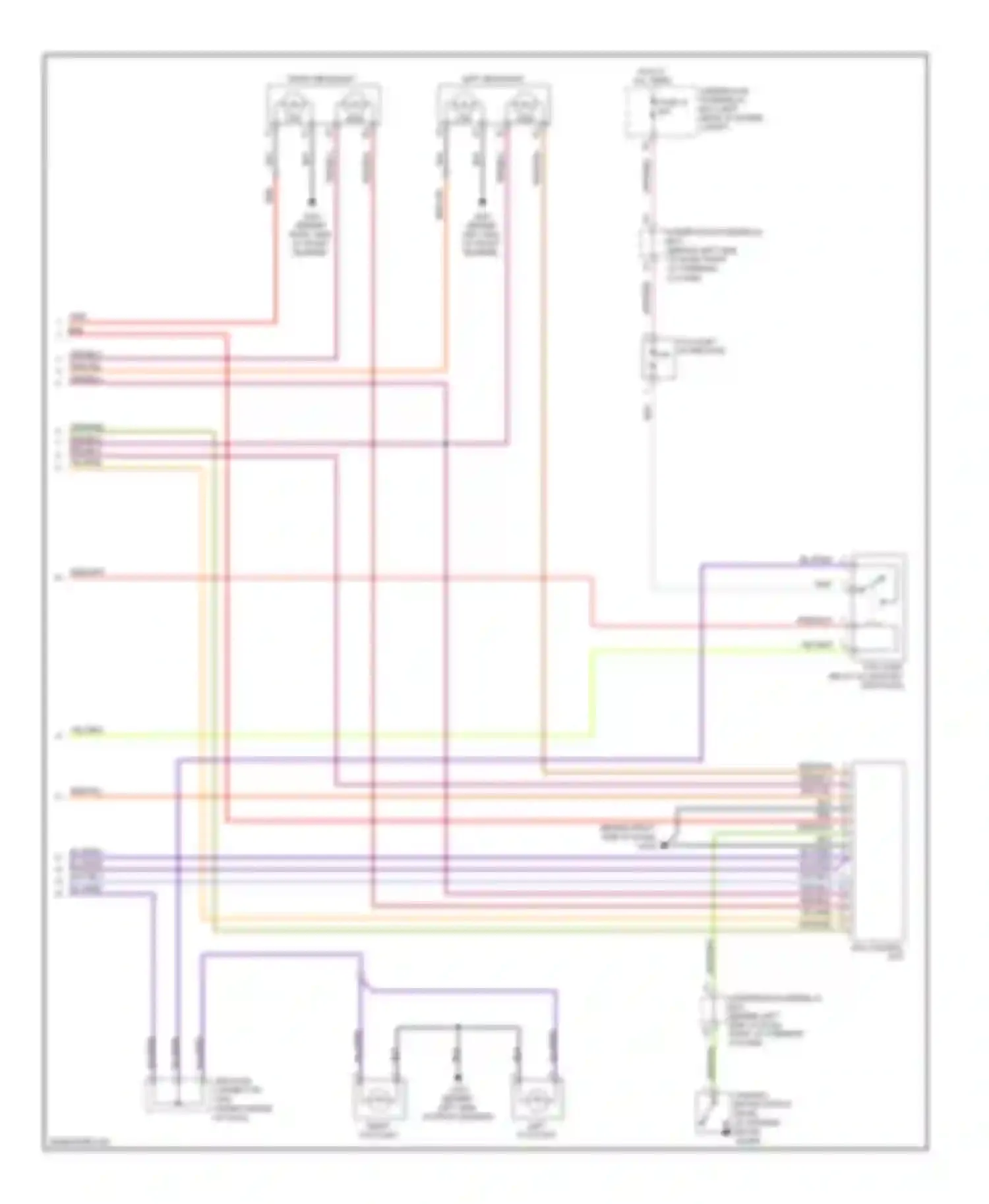 Wiring diagram junction connector for Honda Element I (2004-2009)