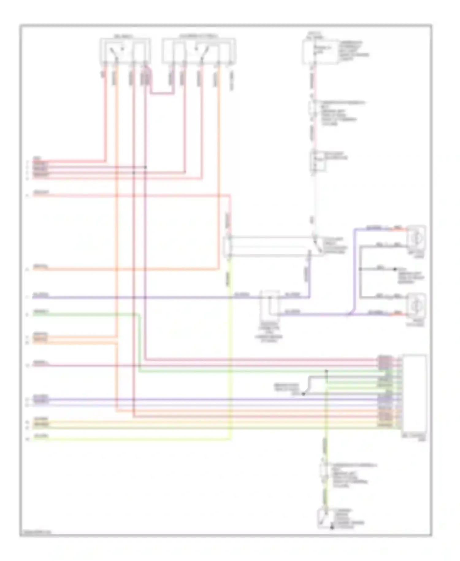 Wiring diagram junction connector for Honda Element I (2004-2009)