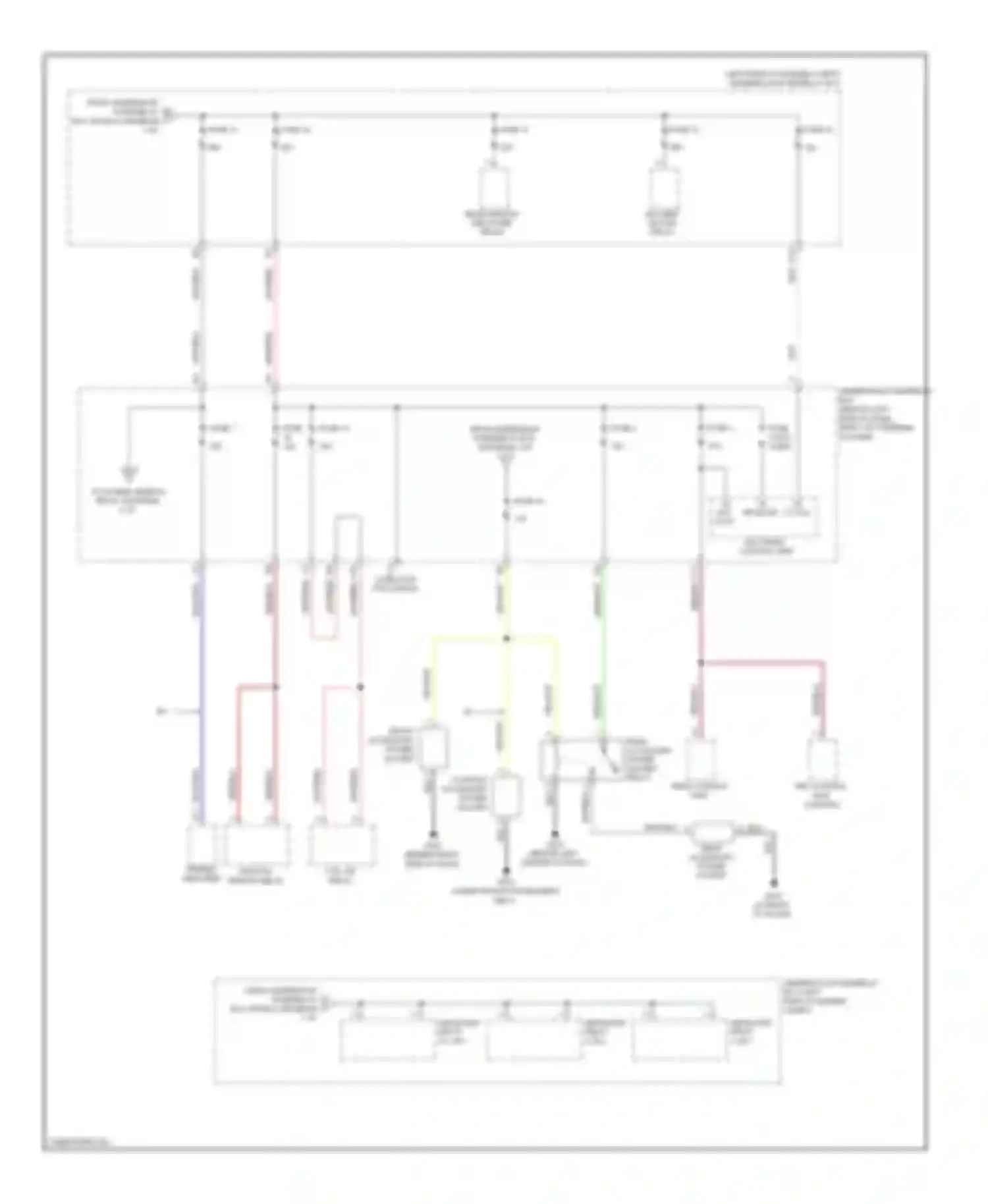 Wiring diagram rear window defogger relay for Honda Element I (2004-2009)