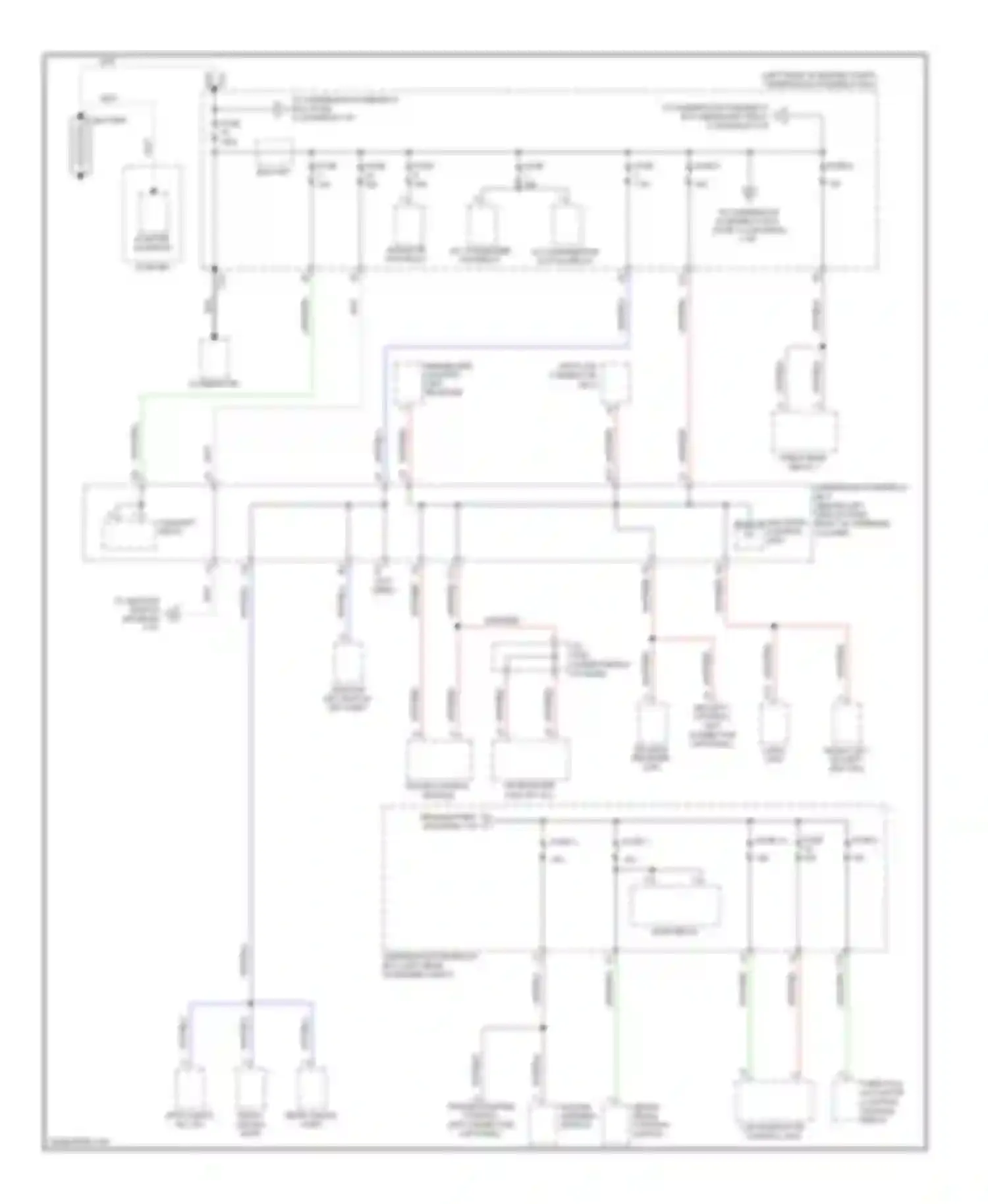 Wiring diagram vsa modulator control unit for Honda Element I (2004-2009)