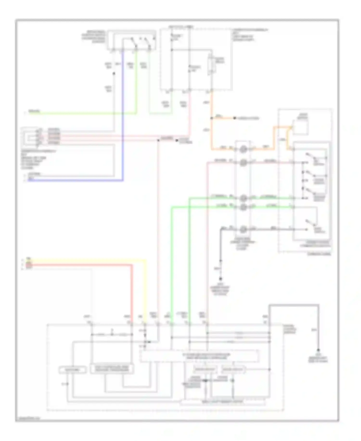 Element Honda YH2 facelift 2 (2008-2011): Cruise control circuit (2 of 2)