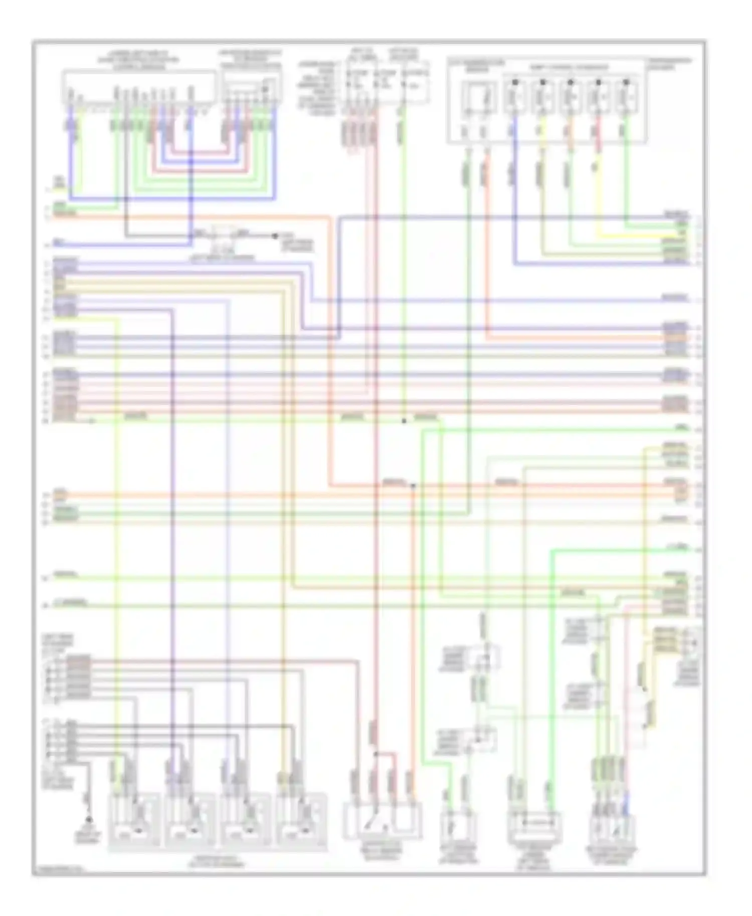 Element Honda YH2 facelift 2 (2008-2011): Wiring diagram engine performance 2.4l (3 of 4)