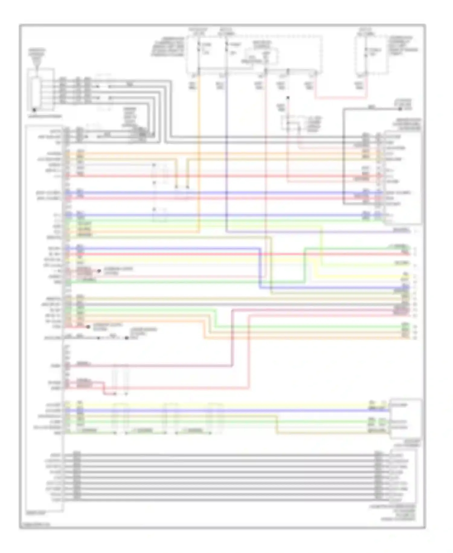 Element Honda YH2 facelift 2 (2008-2011): Radio circuit, ex, sc (1 of 2)