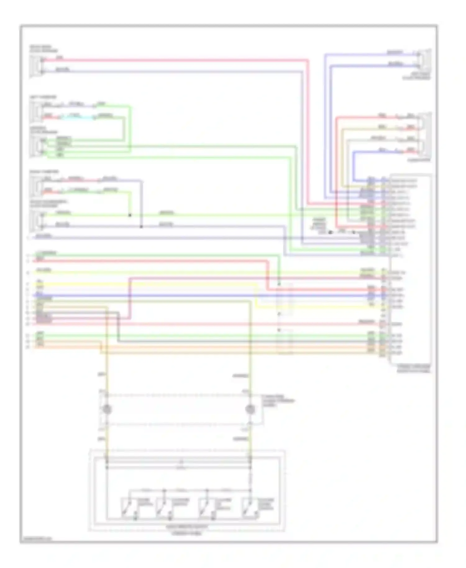 Element Honda YH2 facelift 2 (2008-2011): Radio circuit, ex, sc (2 of 2)