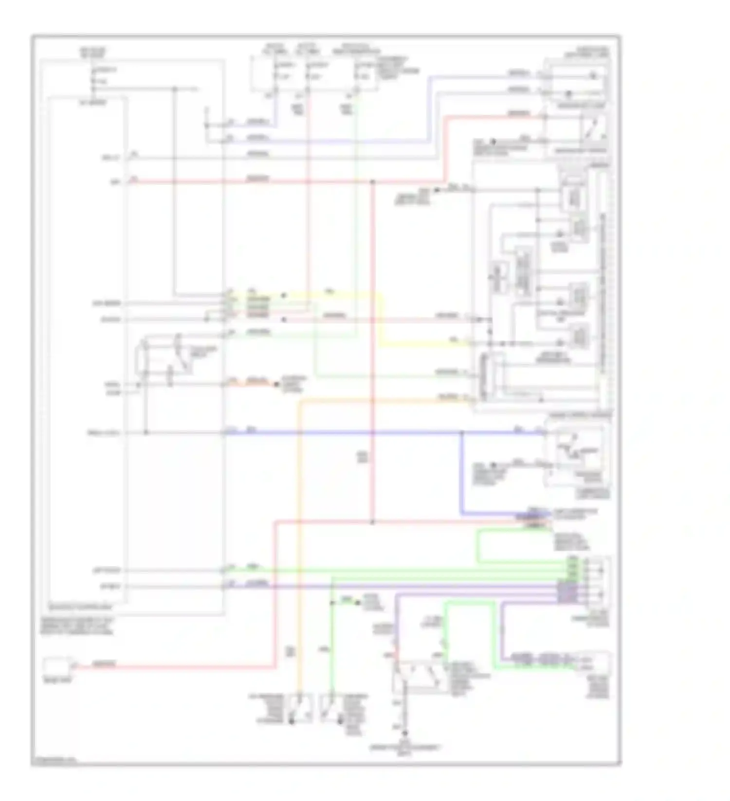 Element Honda YH2 facelift 2 (2008-2011): Chime circuit