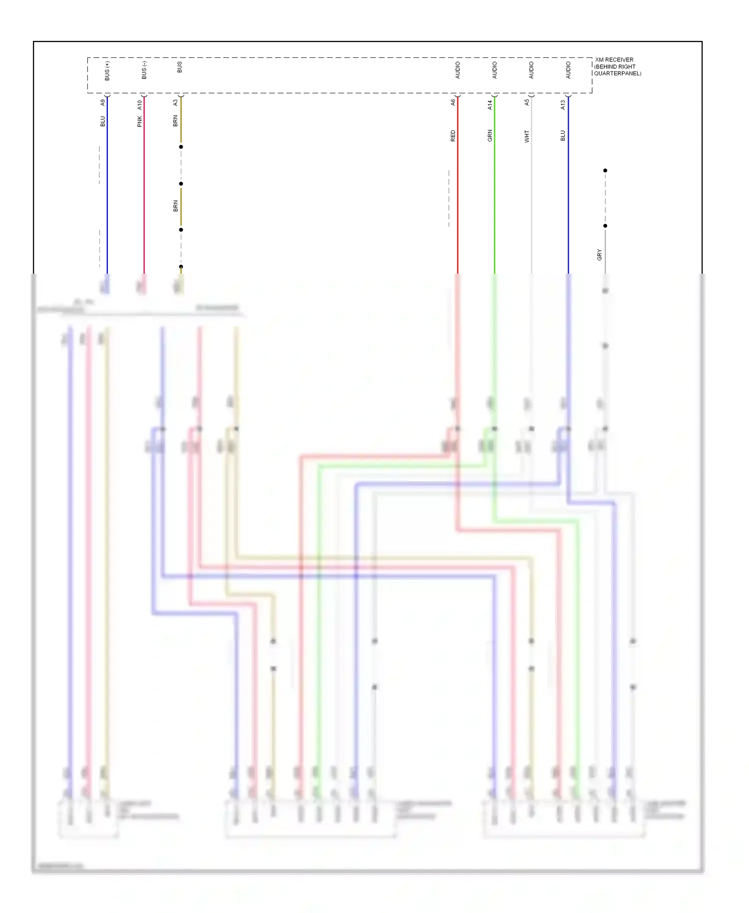 Honda Element YH2 facelift 2 (2008-2011) audio navigation unit (navigation) wiring diagram  (1 of 2)