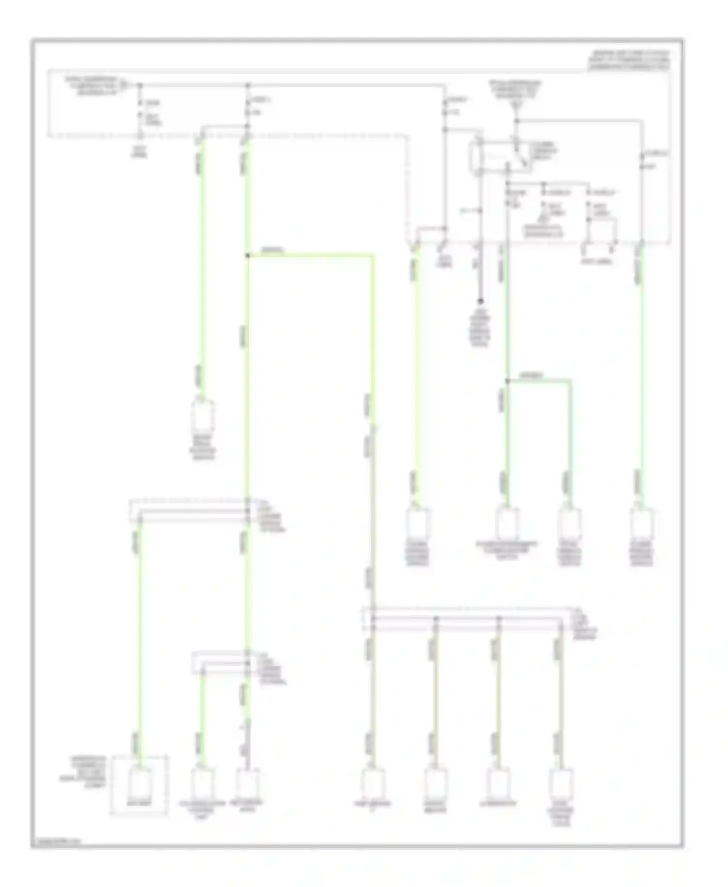 Wiring diagram fuse 6 for Honda Element YH2 facelift 2 (2008-2011) (3 of 4)