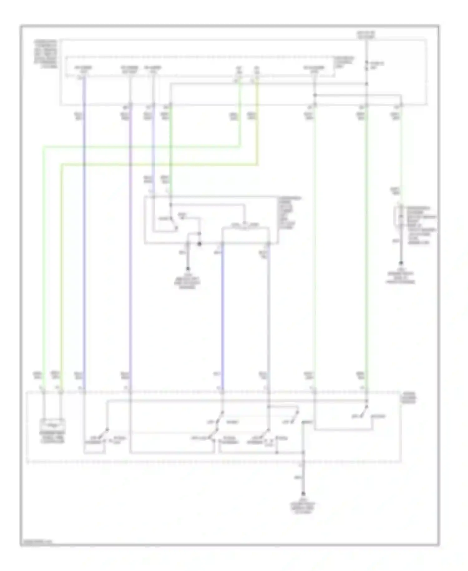 Wiring diagram intermittent dwell time controller for Honda Element YH2 facelift 2 (2008-2011)