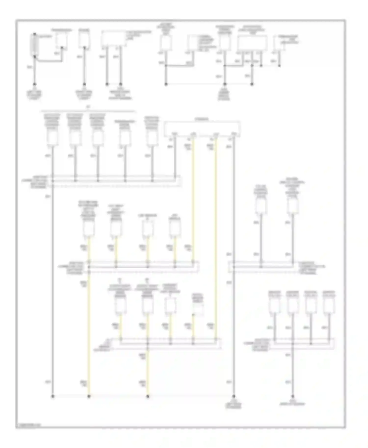 Wiring diagram knock sensor shield for Honda Element YH2 facelift 2 (2008-2011)