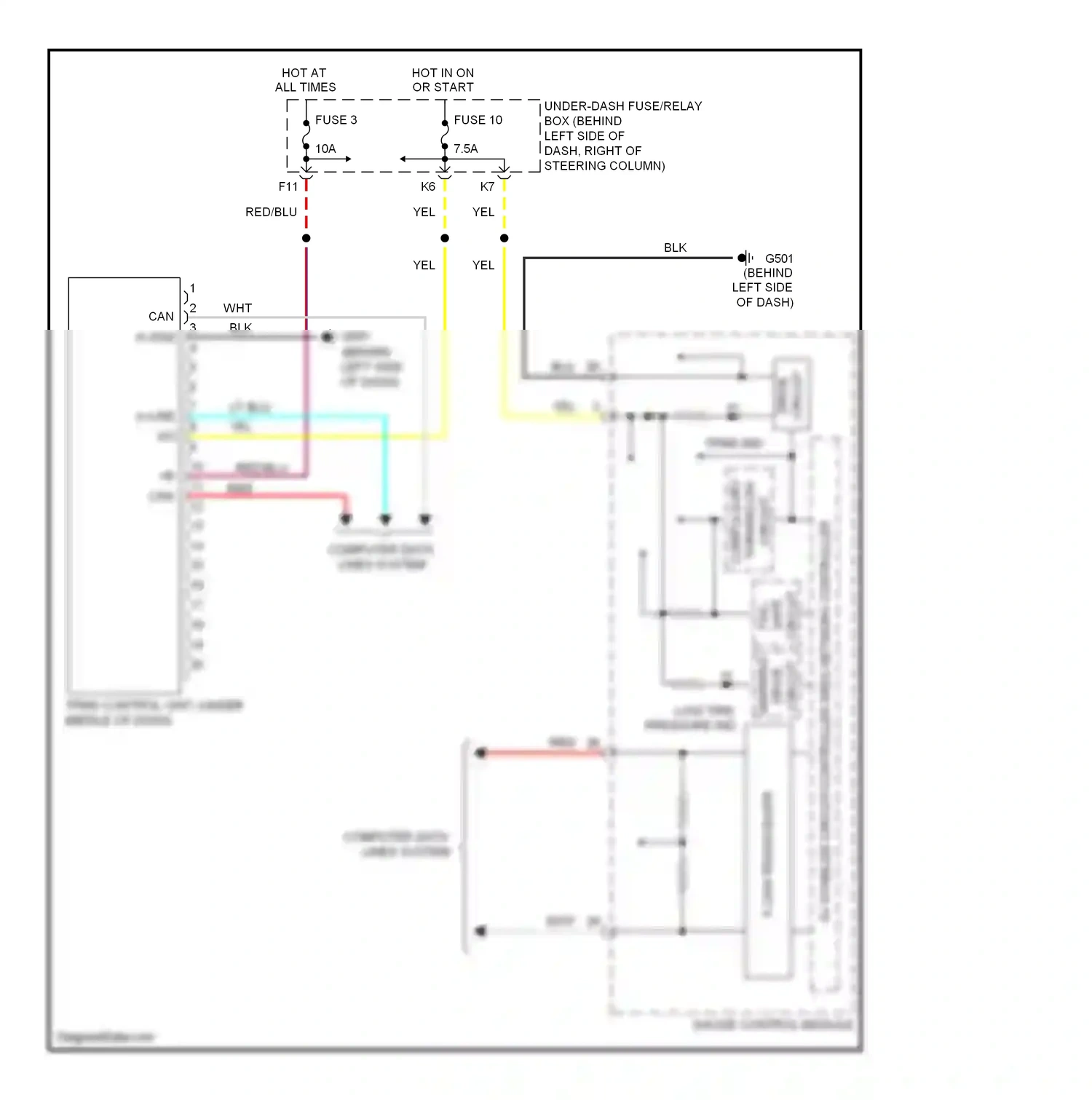 Wiring diagram lt blu for Honda Element YH2 facelift 2 (2008-2011) (10 of 10)