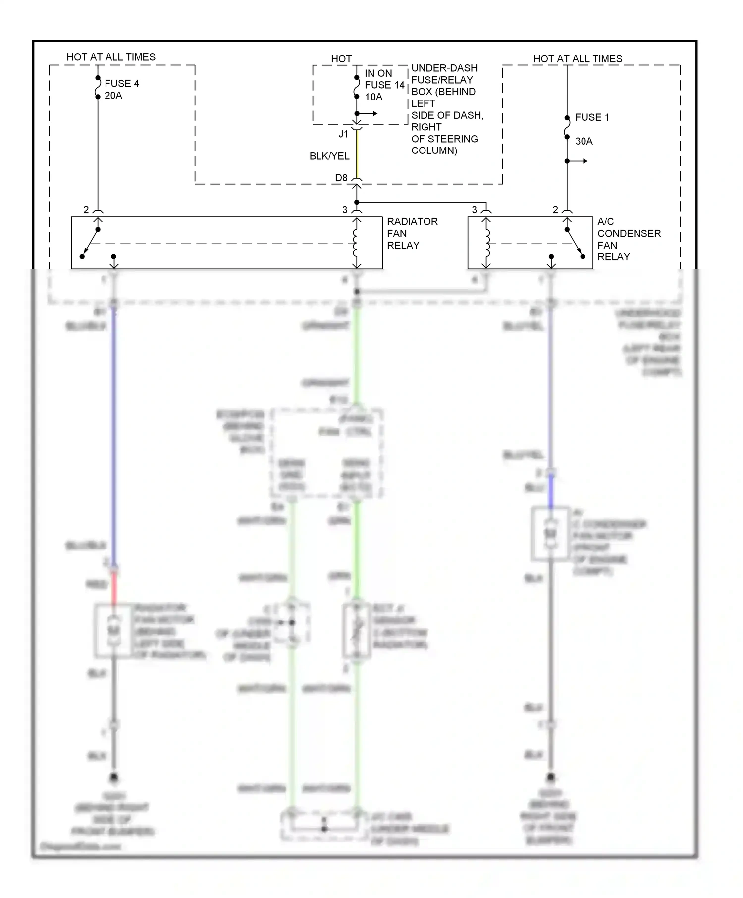 Wiring diagram sens sens gnd input for Honda Element YH2 facelift 2 (2008-2011) (1 of 1)