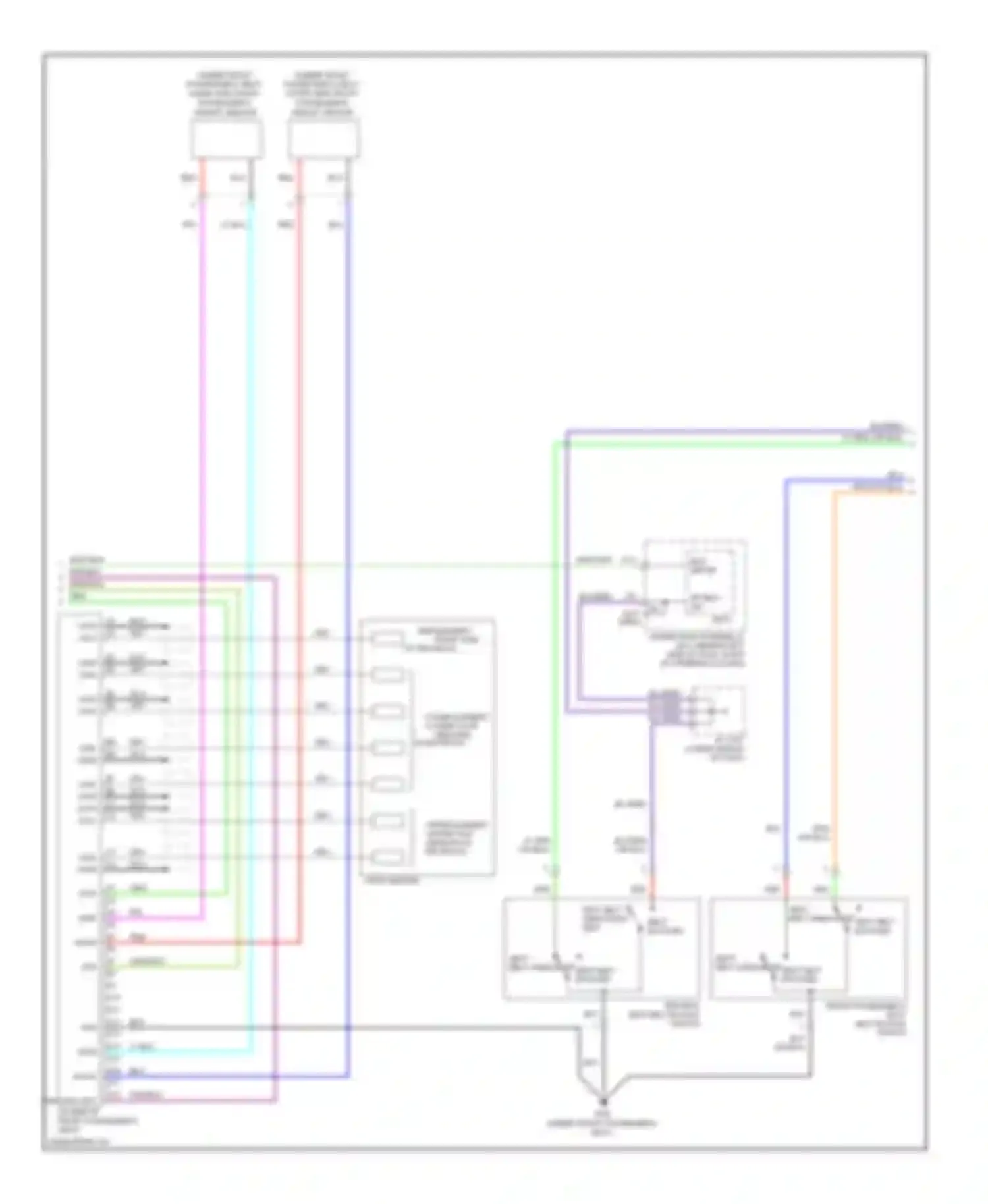 Wiring diagram opds sensor for Honda Element YH2 facelift 2 (2008-2011)