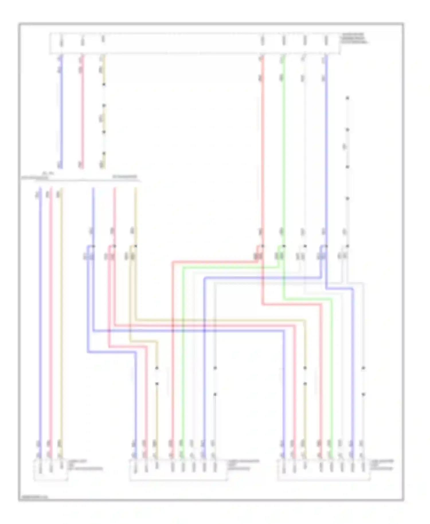 Wiring diagram w/ navigation for Honda Element YH2 facelift 2 (2008-2011)