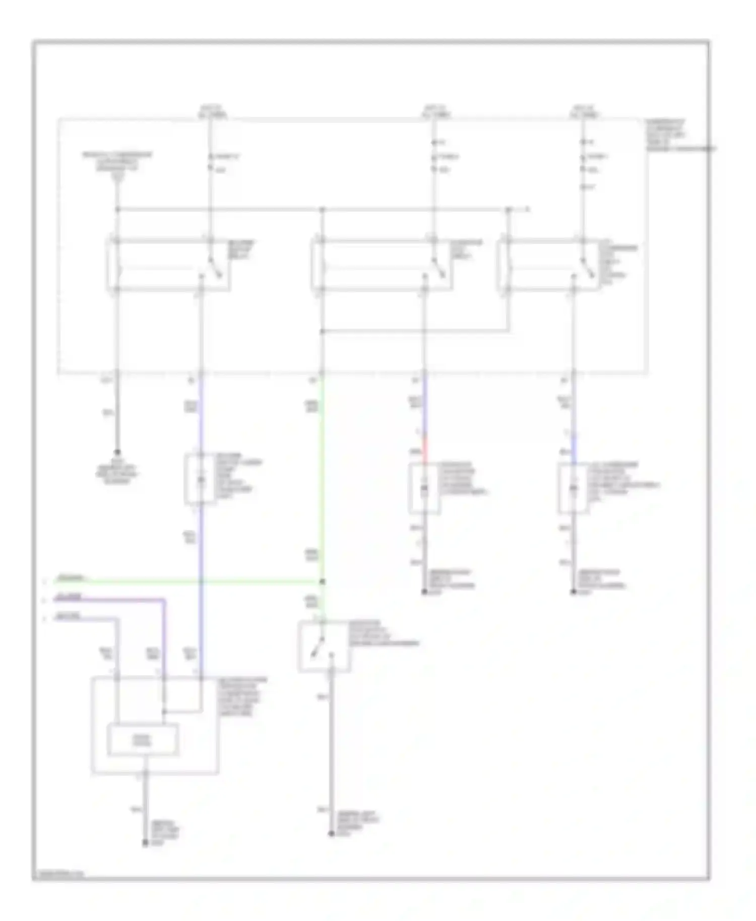Element Honda YH2 (2003-2006): Manual a/c circuit (2 of 2)