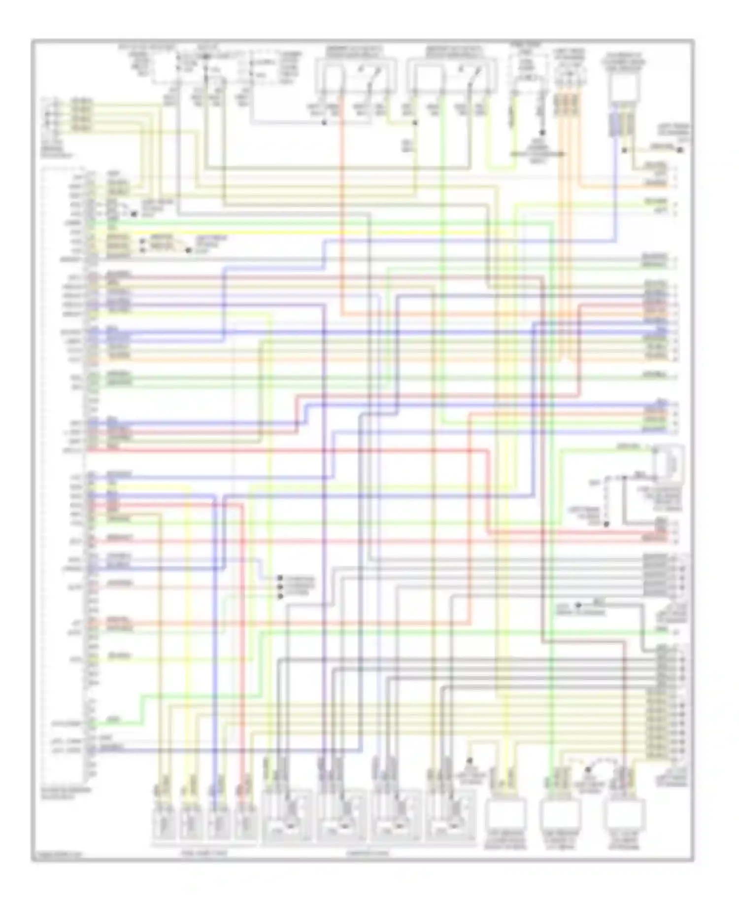 Element Honda YH2 (2003-2006): Wiring diagram engine performance 2.4l (1 of 3)