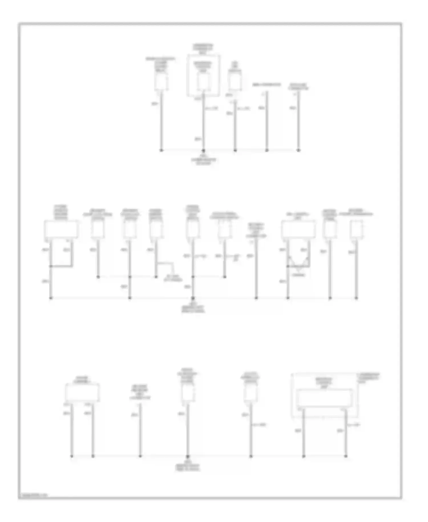 Element Honda YH2 (2003-2006): Ground distribution circuit (3 of 4)