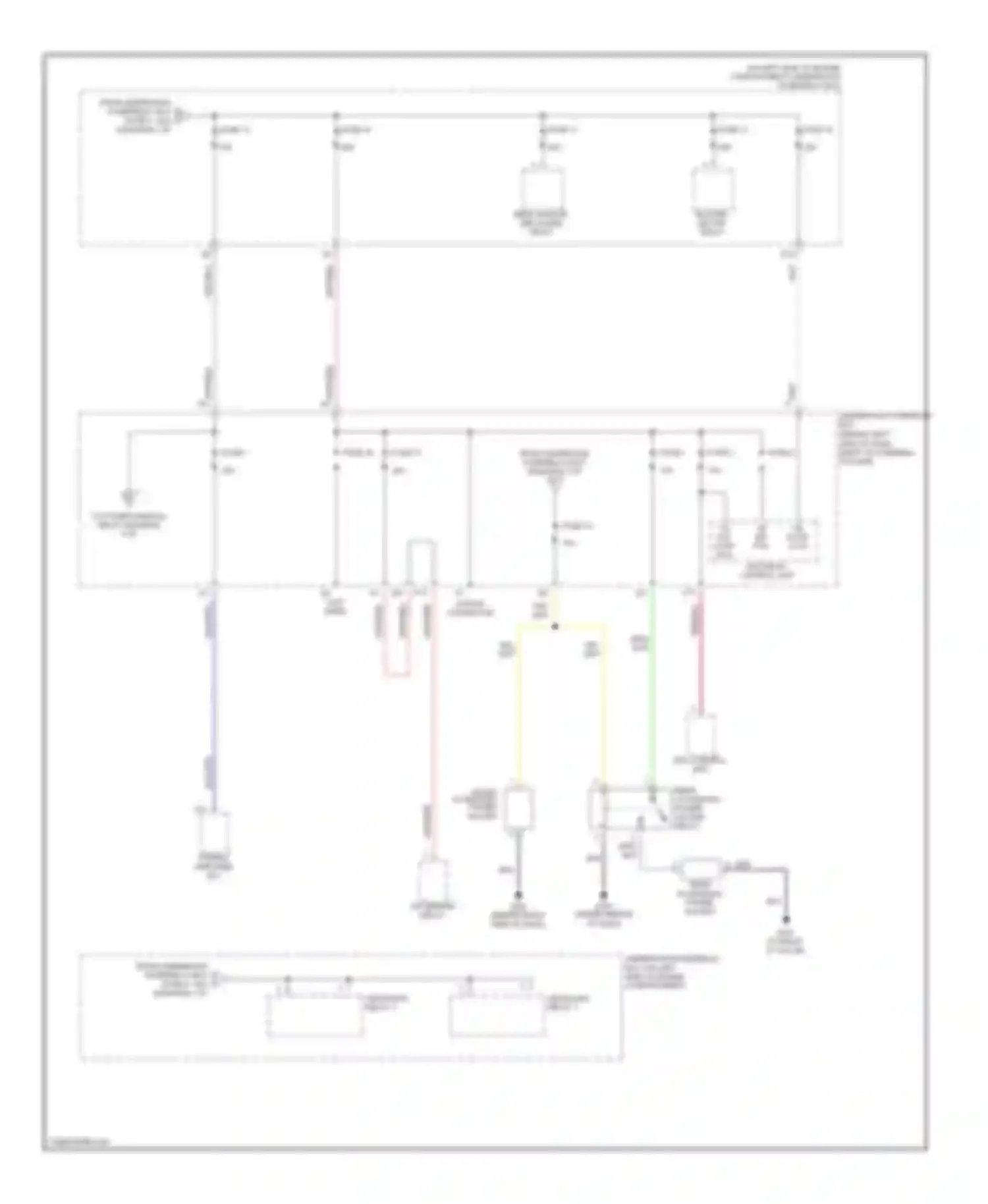 Element Honda YH2 (2003-2006): Power distribution circuit (2 of 4)