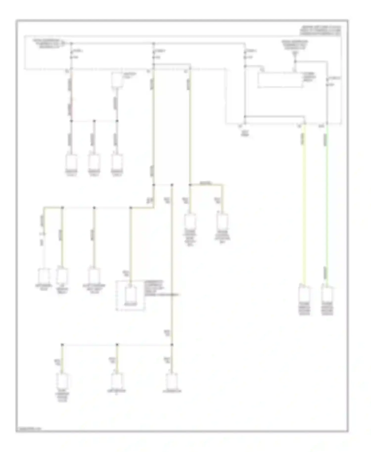 Element Honda YH2 (2003-2006): Power distribution circuit (4 of 4)