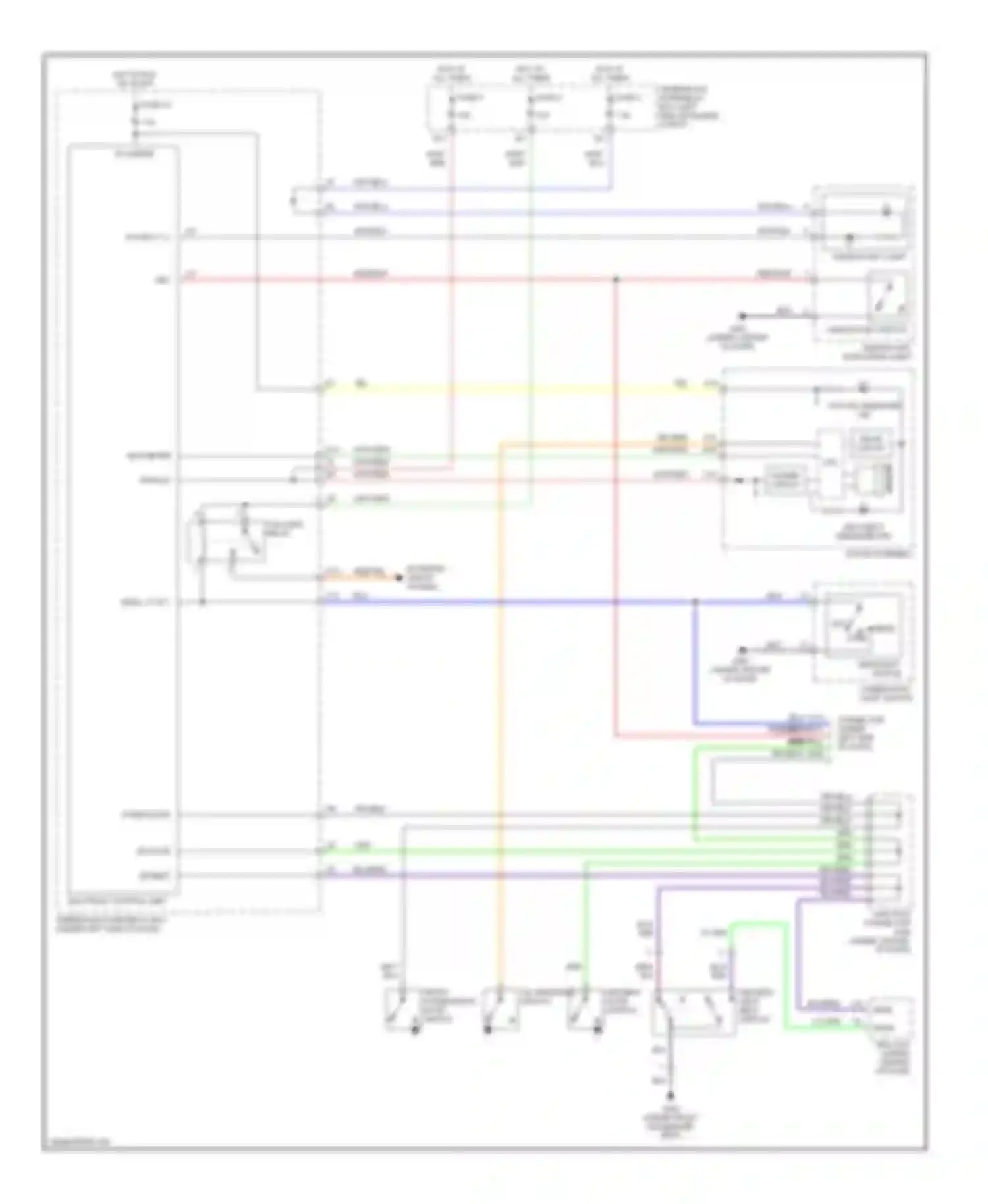 Element Honda YH2 (2003-2006): Warning systems circuit