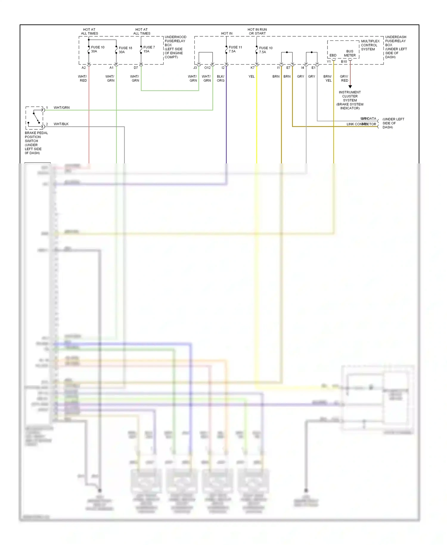 Honda Element YH2 (2003-2006) gnd v wiring diagram  (1 of 1)