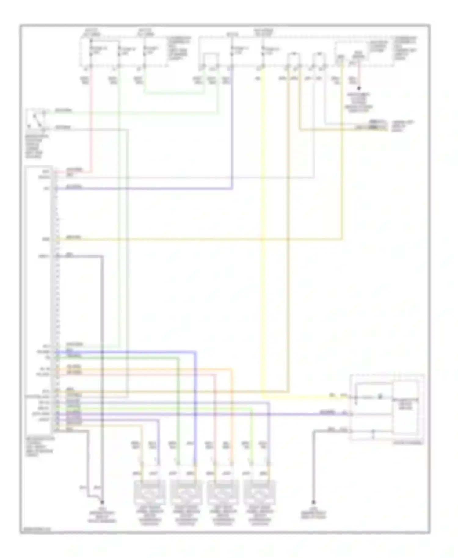 Wiring diagram abs indicator circuit abs ind for Honda Element YH2 (2003-2006)