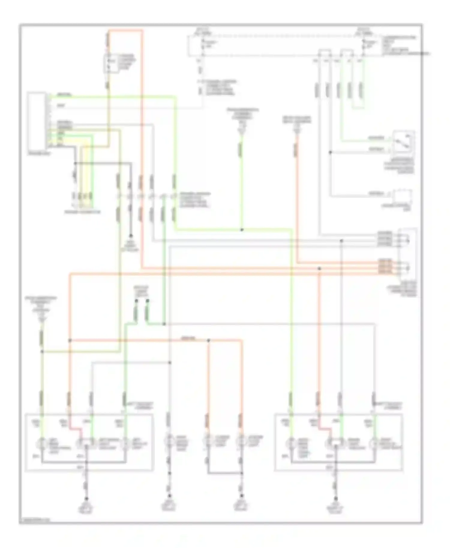 Wiring diagram ignition key switch for Honda Element YH2 (2003-2006)