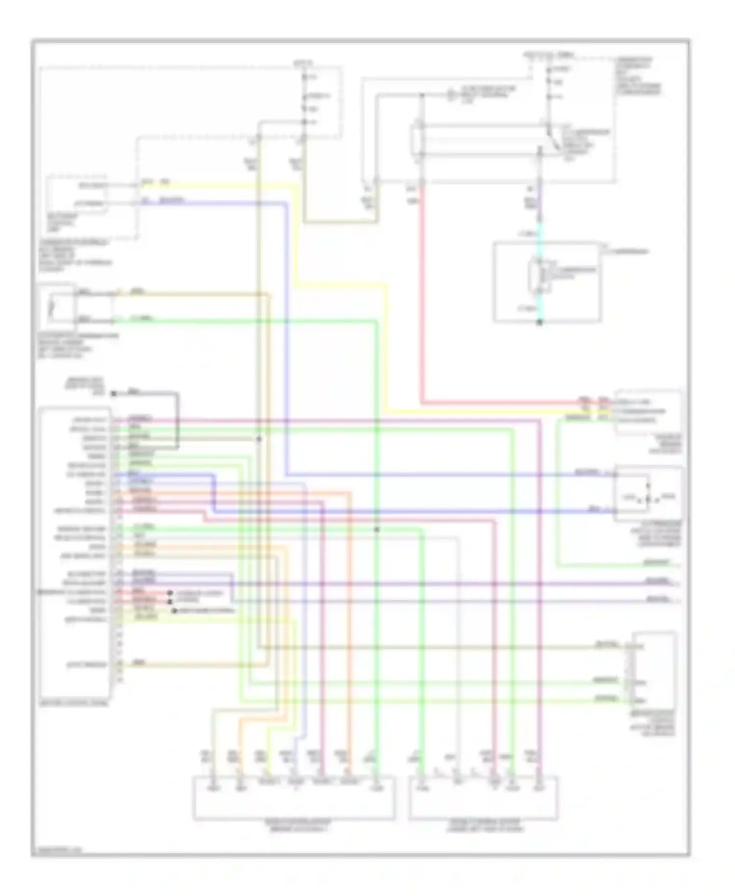 Wiring diagram defogger system for Honda Element YH2 (2003-2006)