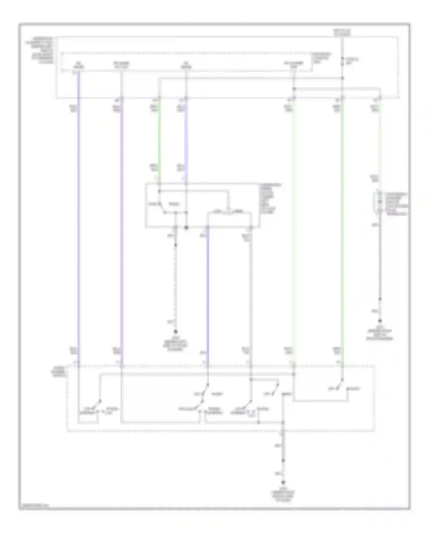 Wiring diagram off intermit low for Honda Element YH2 (2003-2006)