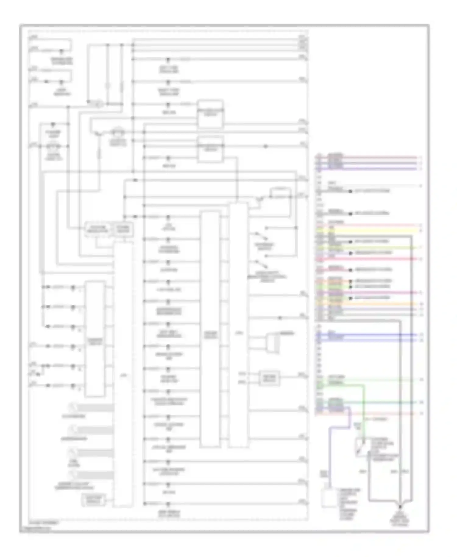 Wiring diagram pointer light for Honda Element YH2 (2003-2006) (1 of 2)