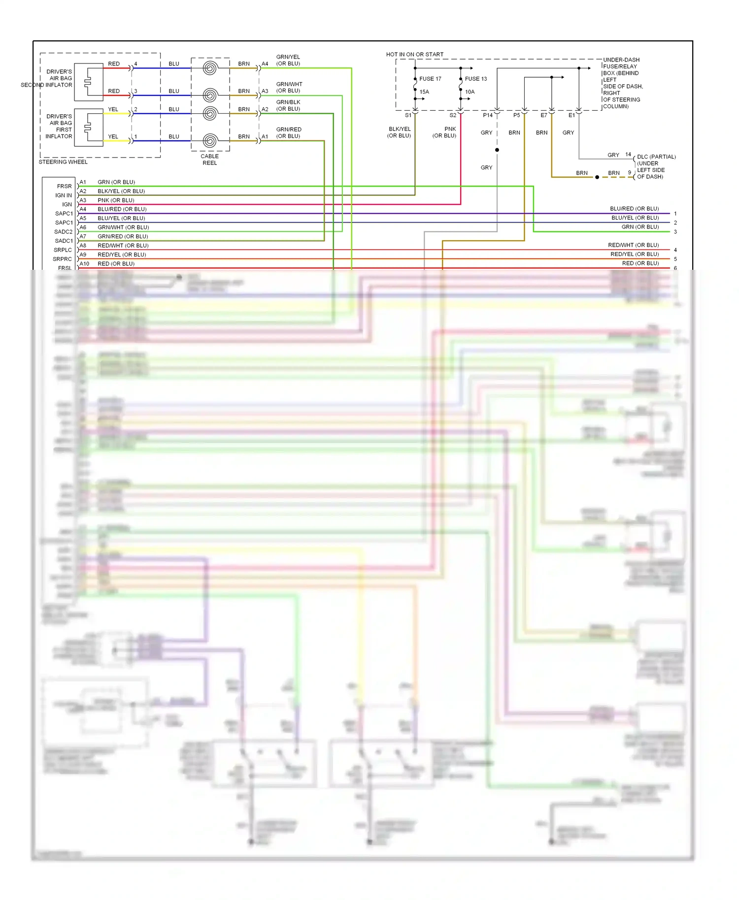 Honda Element YH2 (2003-2006) wht/blu wiring diagram  (12 of 14)