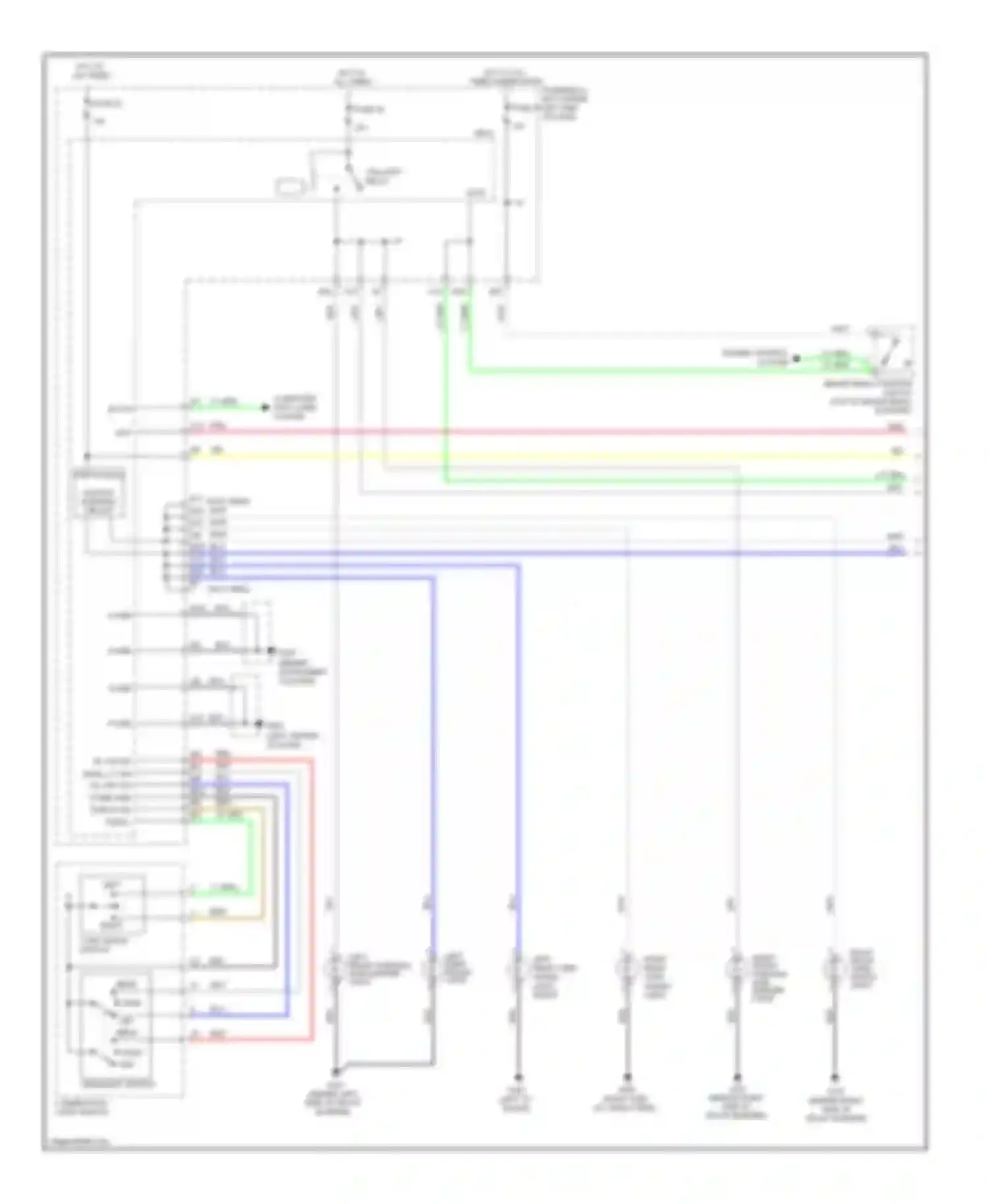 Fit Honda GE (2007-2014): Exterior lamps circuit (1 of 2)