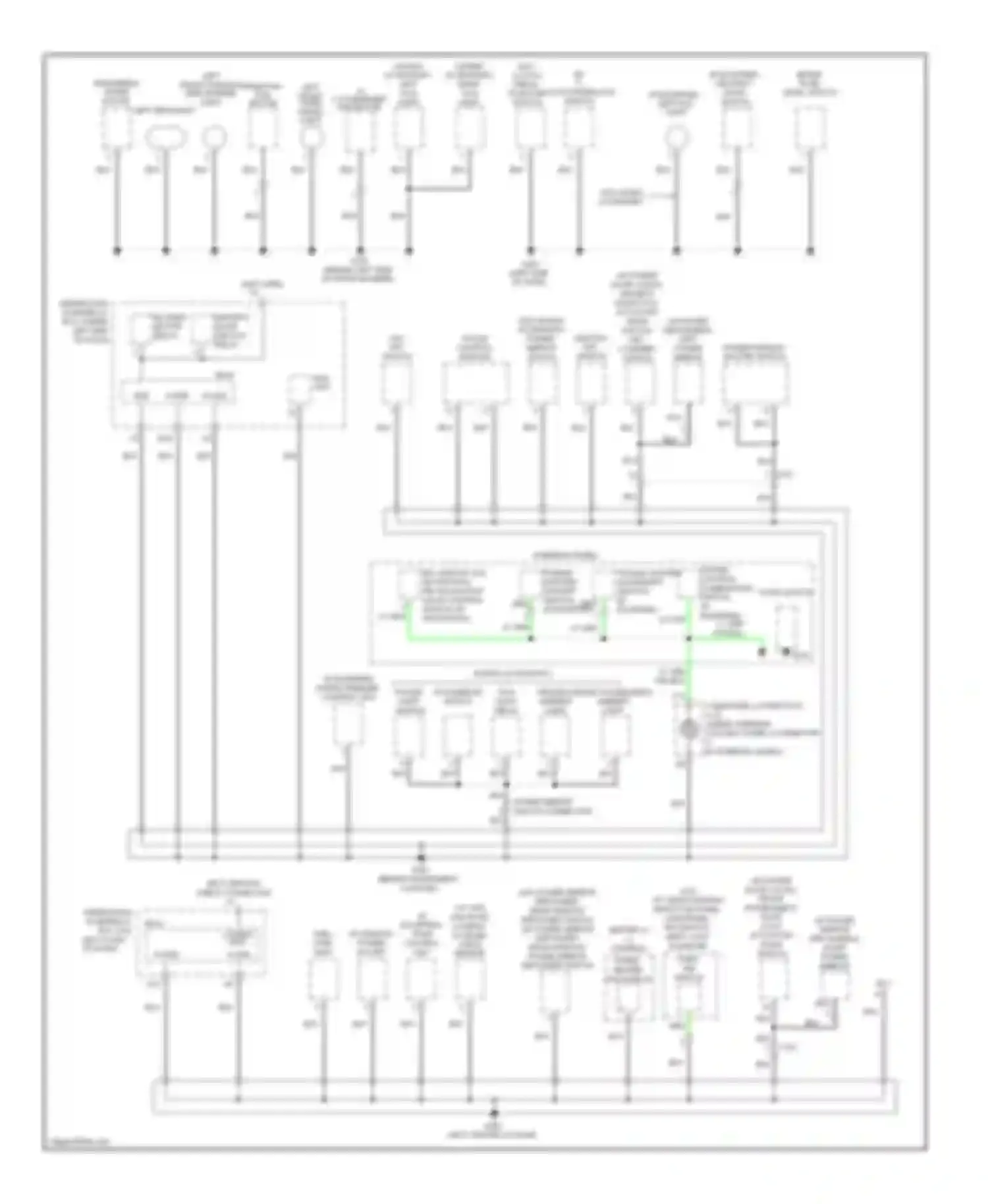 Fit Honda GE (2007-2014): Ground distribution circuit (2 of 3)