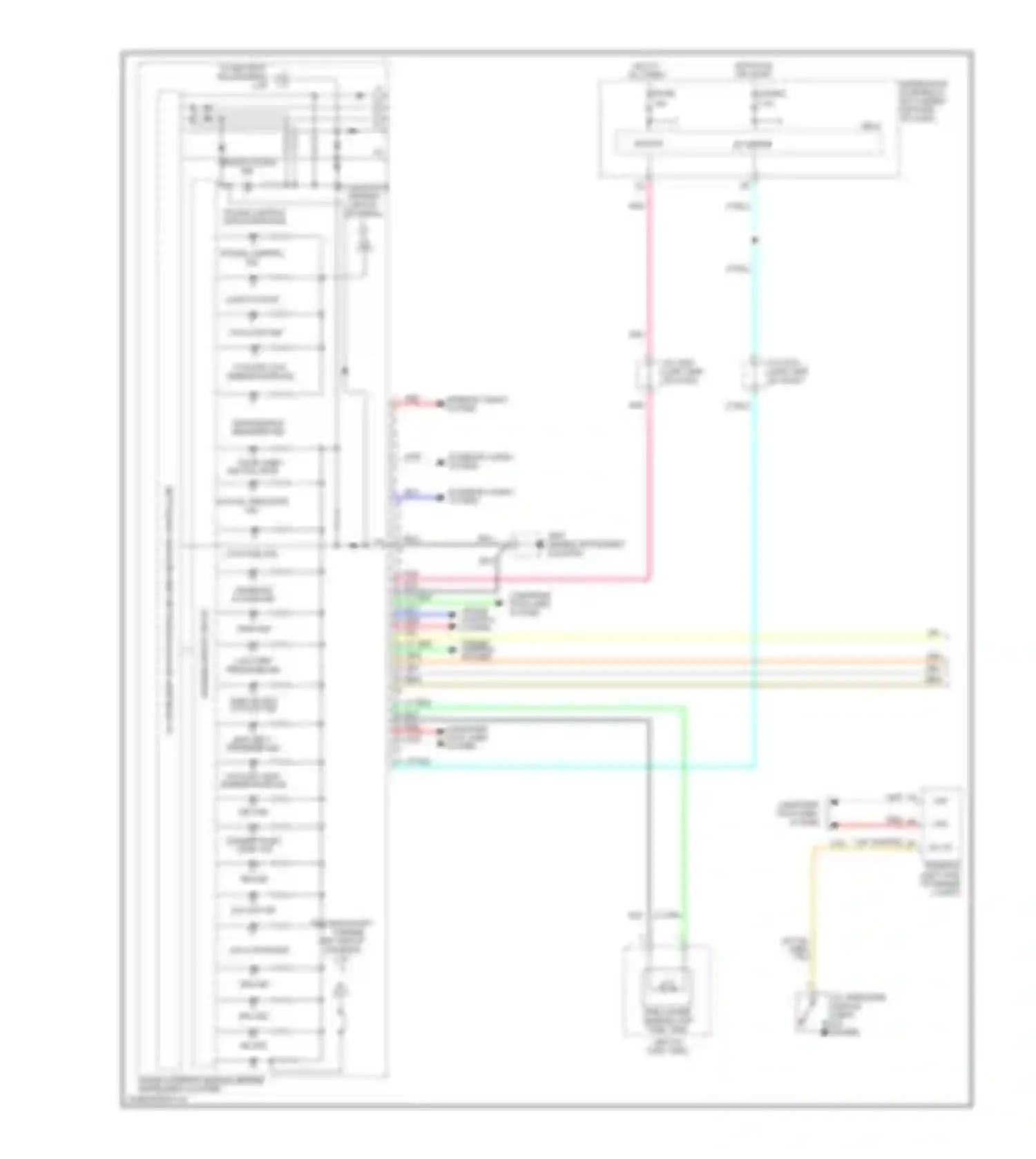 Fit Honda GE (2007-2014): Instrument cluster circuit (1 of 2)