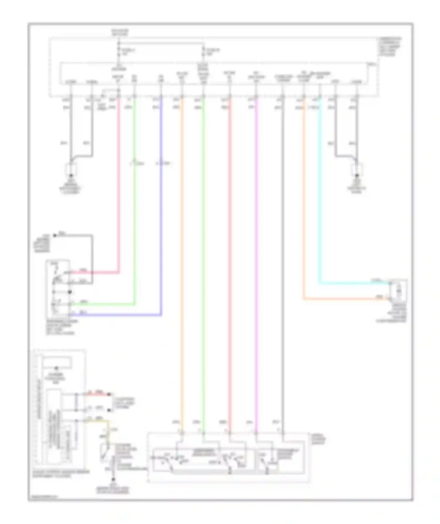 Fit Honda GE (2007-2014): Front wiper/washer circuit