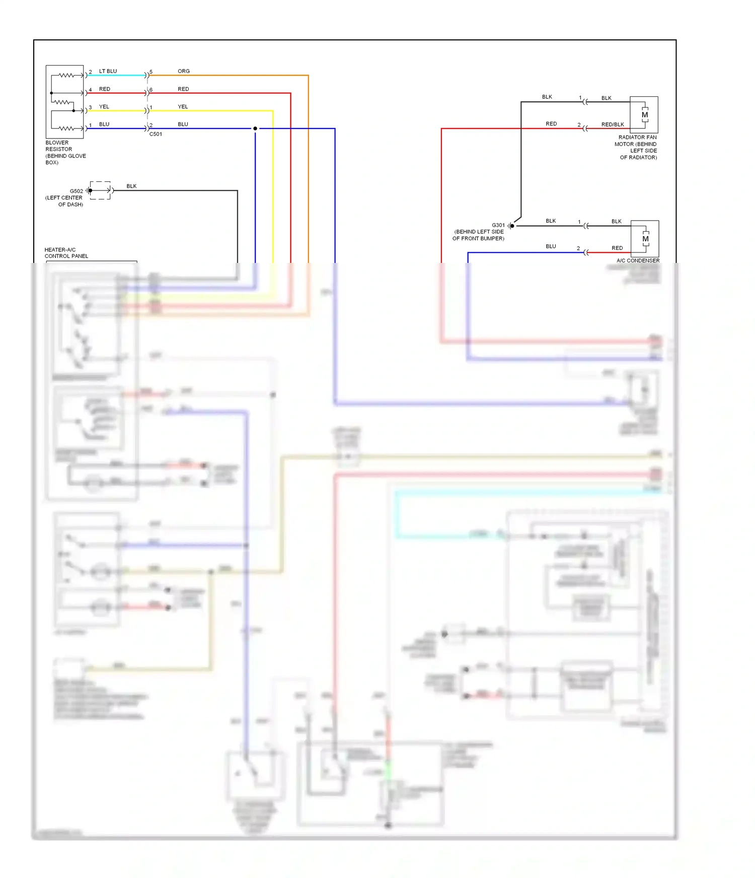 Wiring diagram a/c compressor clutch for Honda Fit GE (2007-2014) (1 of 1)