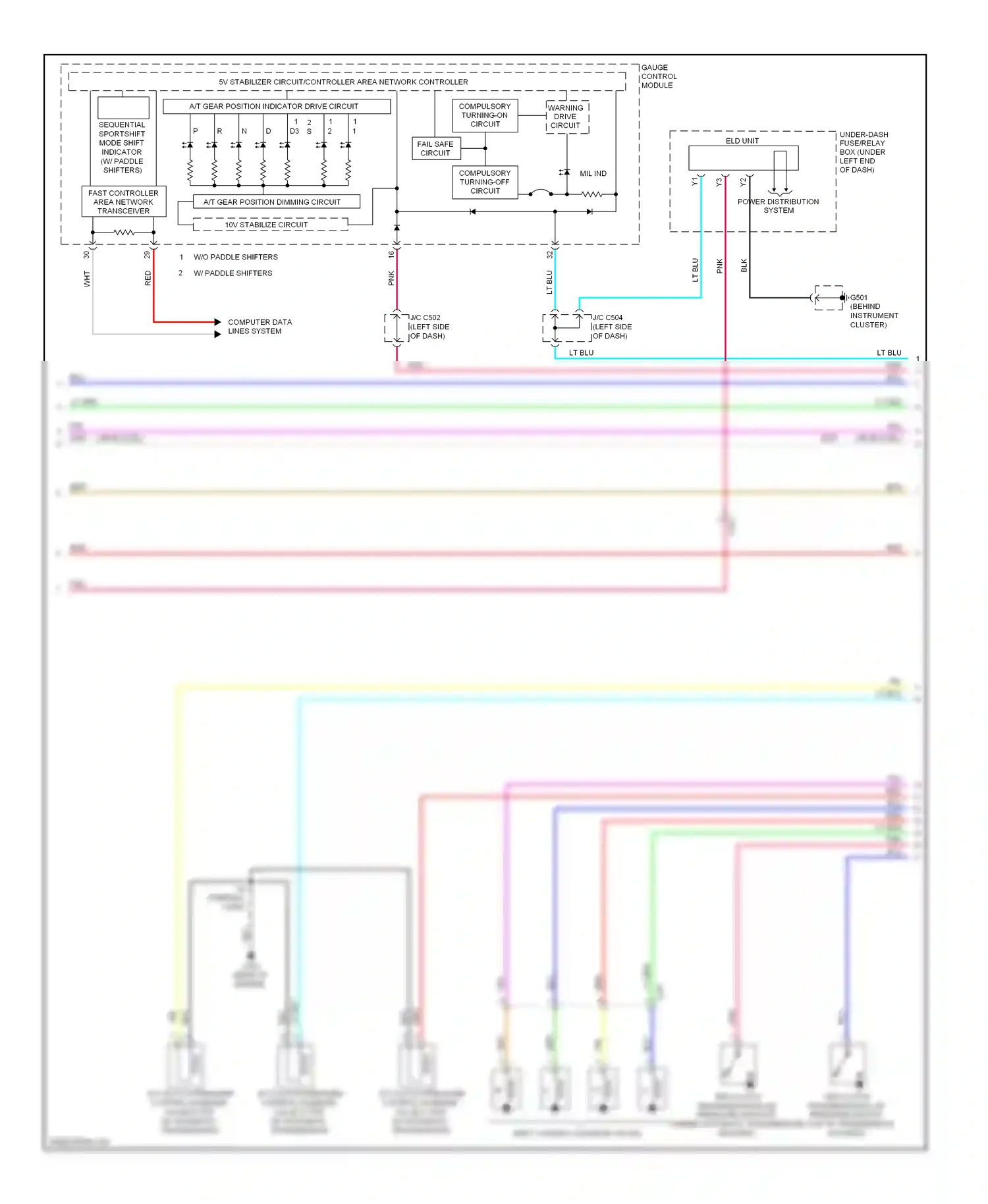 Wiring diagram blu for Honda Fit GE (2007-2014) (17 of 53)