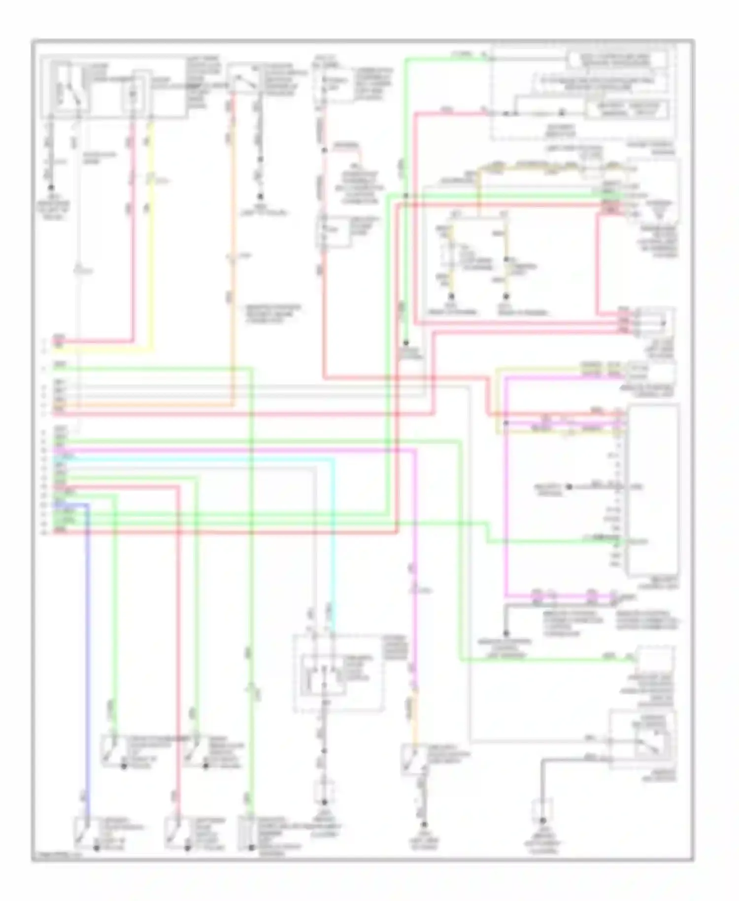Wiring diagram indicator circuit for Honda Fit GE (2007-2014)