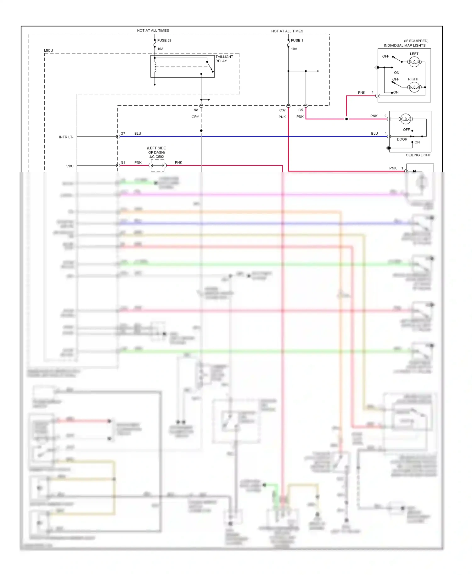 Wiring diagram computer data lines system for Honda Fit GE (2007-2014) (11 of 33)