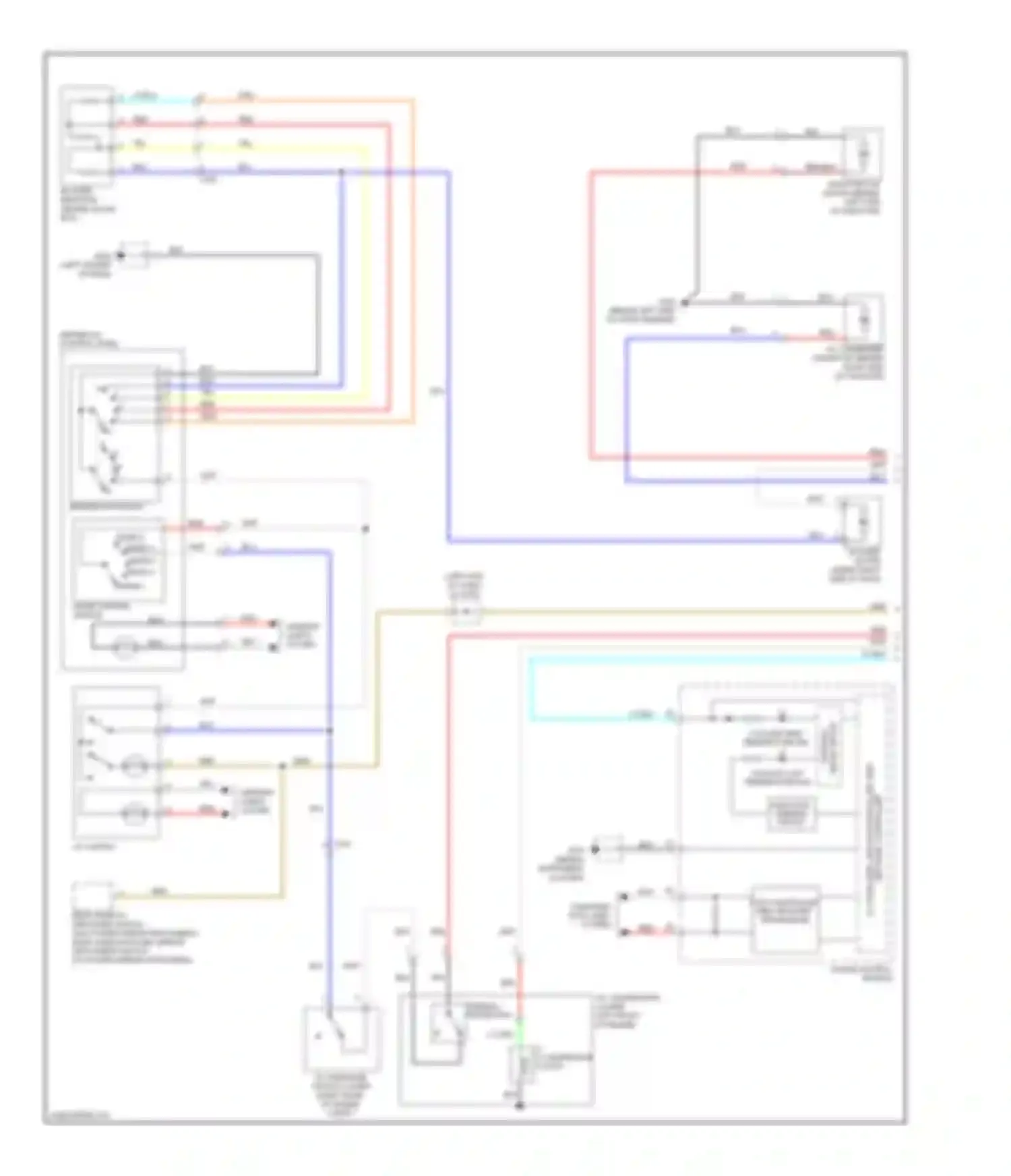Wiring diagram drive circuit for Honda Fit GE (2007-2014) (3 of 3)
