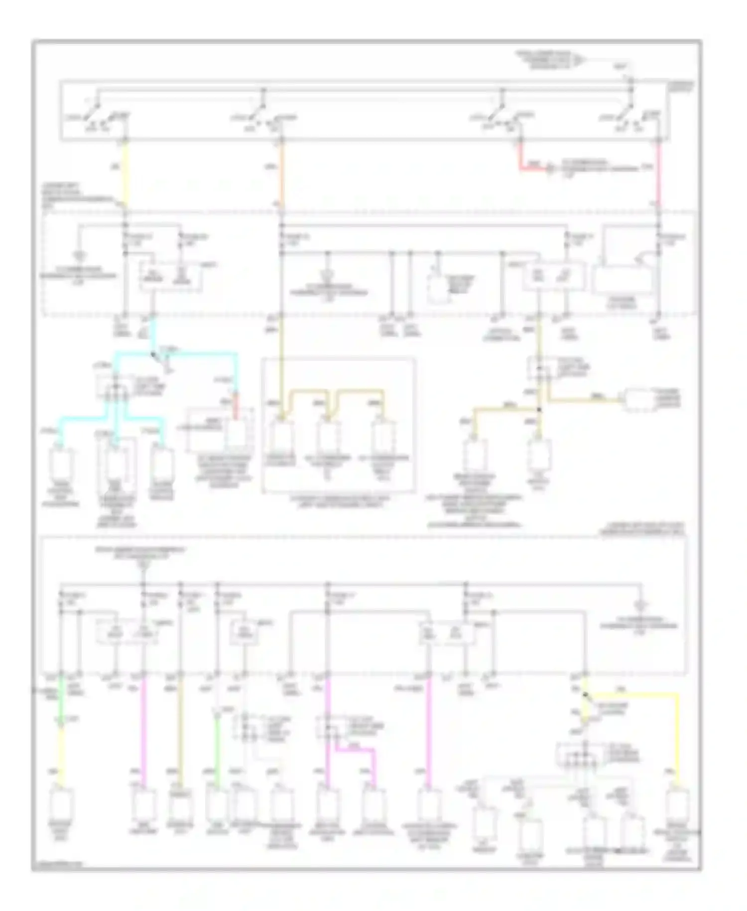 Wiring diagram eps vsa control modulator unit control unit for Honda Fit GE (2007-2014)